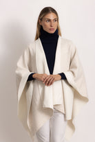 DIANA - Poncho double face (Beige Chiaro/Avorio)