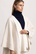 DIANA - Poncho double face (Beige Chiaro/Avorio)