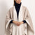 DIANA - Poncho double face (Beige Chiaro/Beige Medio)
