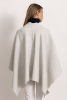 DIANA - Poncho double face (Beige Chiaro/Ecru)