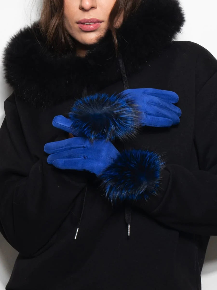 Gants pompom -