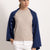 LAVINIA - Poncho con bottoni (Marine)