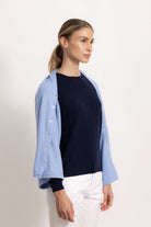 LAVINIA - Poncho con bottoni (Polvere)