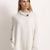 LUDOVICA - Maglione oversize (Grigio Chiaro/ecru)