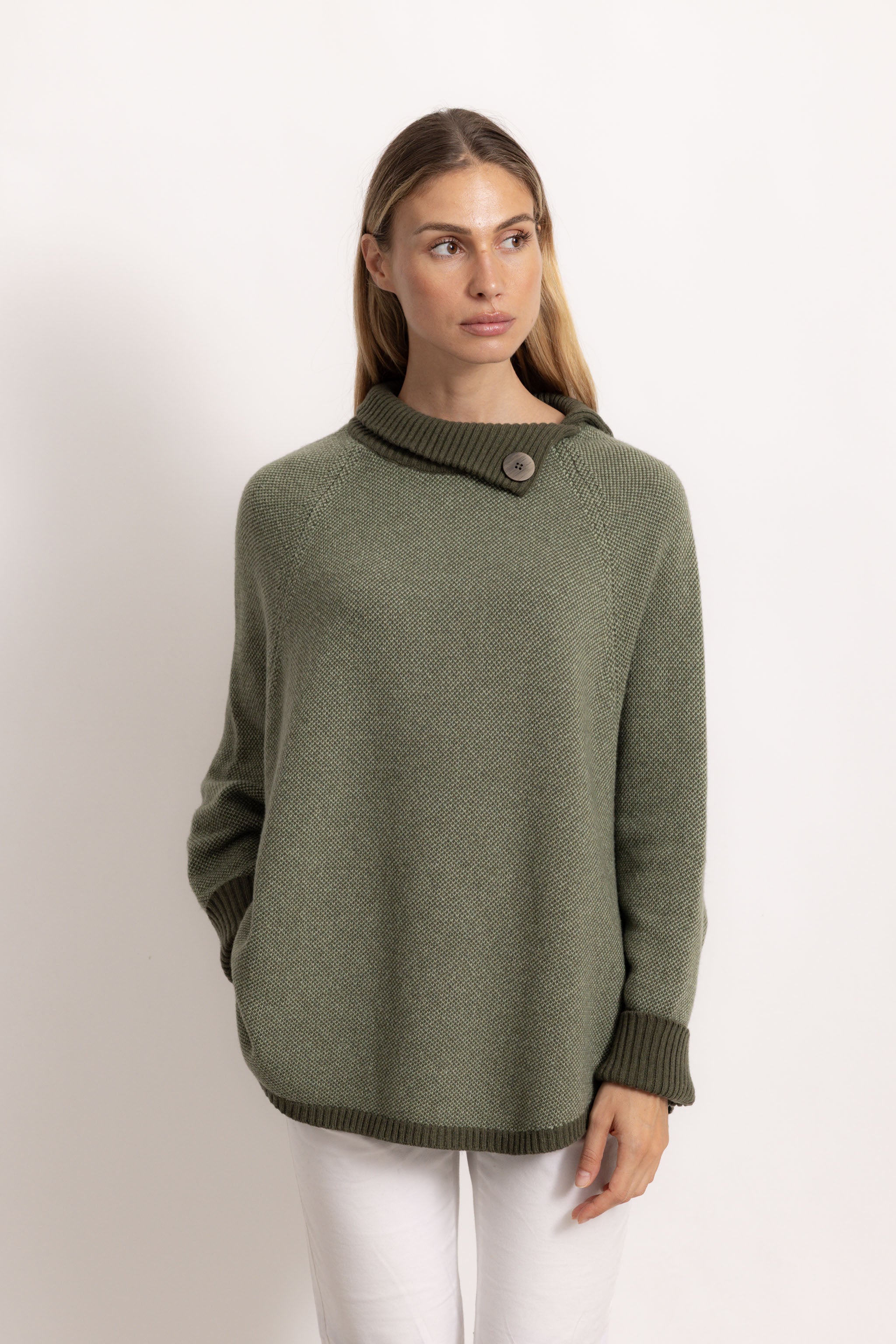 LUDOVICA - Maglione oversize (Verde/Salvia)