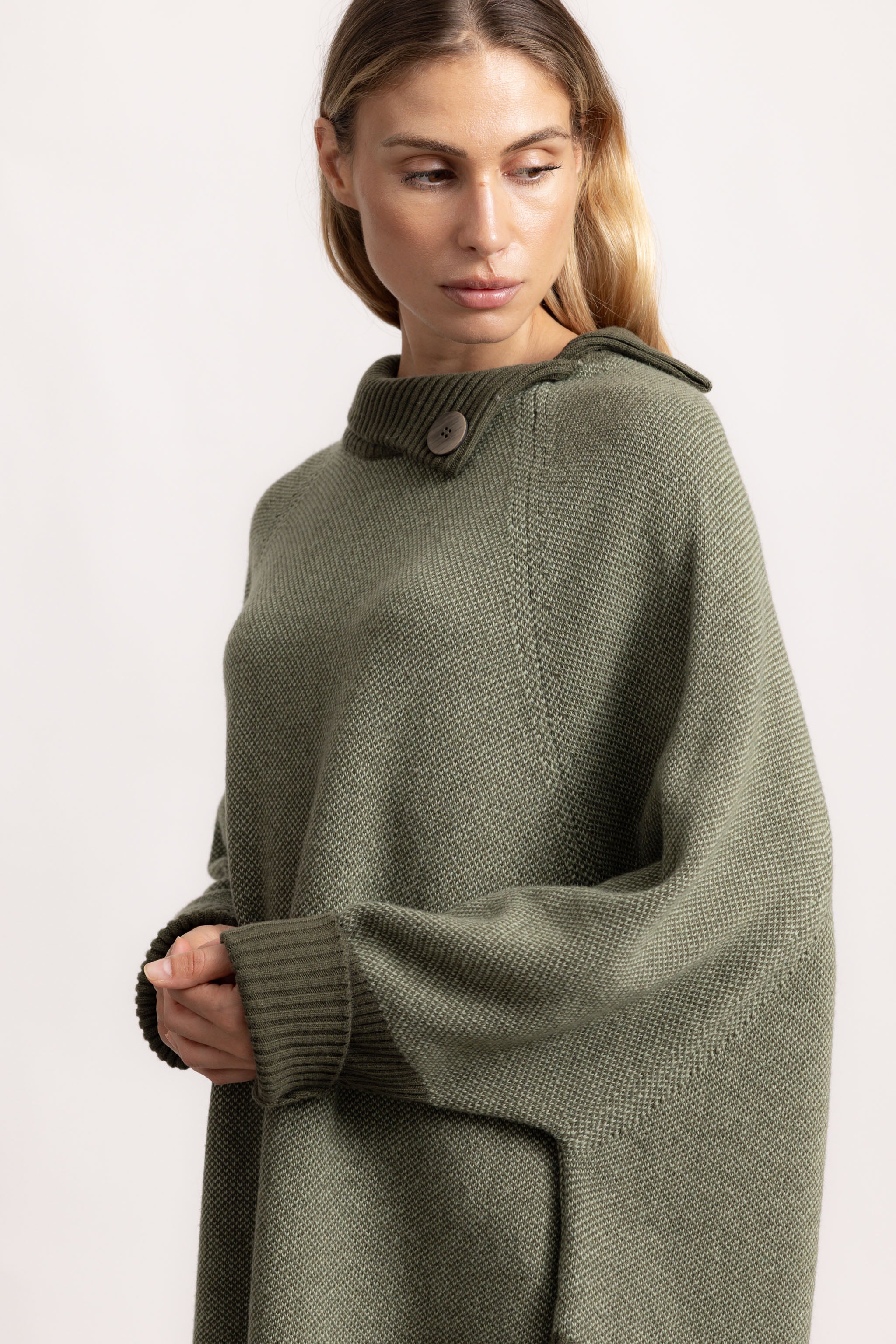 LUDOVICA - Maglione oversize (Verde/Salvia)
