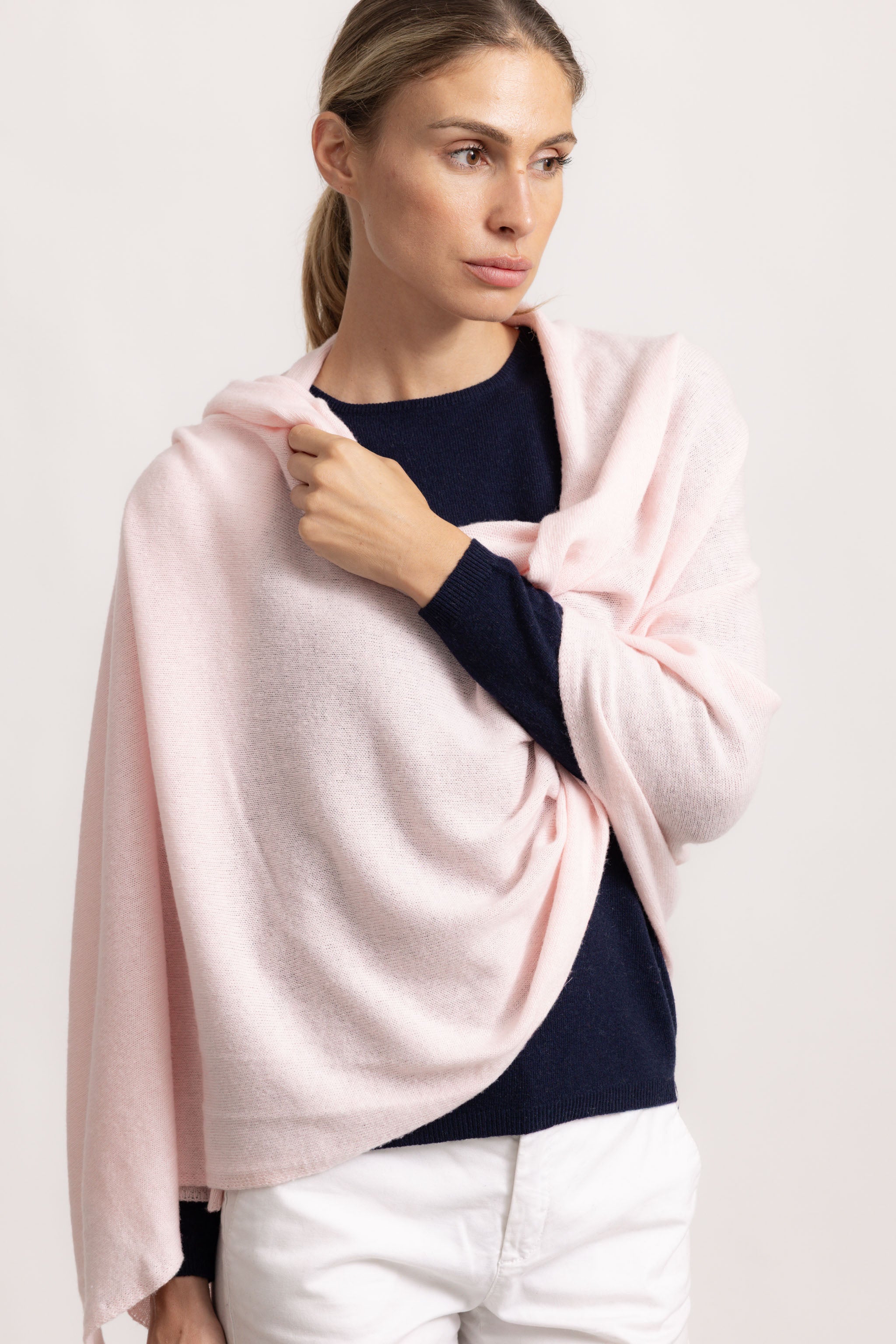 MATILDE - Sciarpa classical (Rosa Soft)