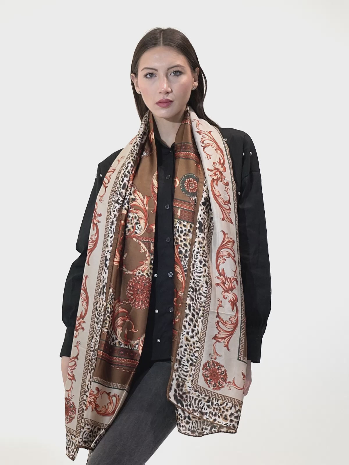 Foulard Luxury Charme di Parigi - Beige