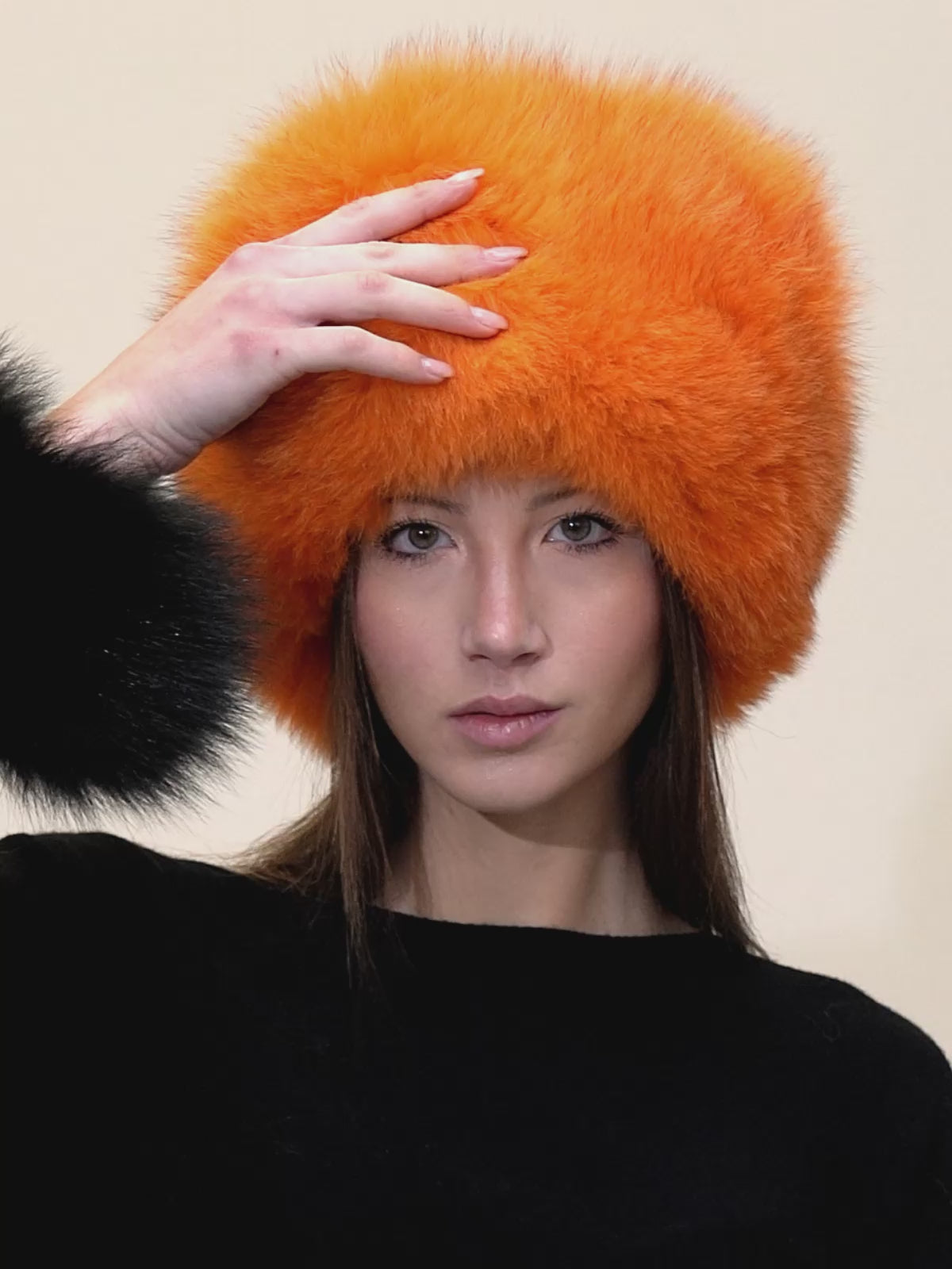 Ushanka Hat in Fox - Grey