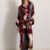 RABAT - Equestrian print set (Bordeaux)