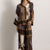 RABAT - Equestrian print set (Brown)