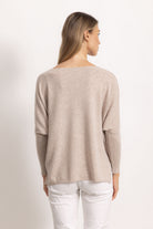 VITTORIA - Maglione con scollo v (Beige Chiaro)