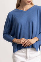 VITTORIA - Maglione con scollo v (Jeans)