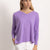 VITTORIA - Maglione con scollo v (Lilla)