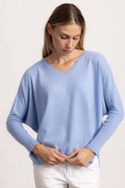 VITTORIA - Maglione con scollo v (Polvere)