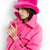 Lyon - Bucket hat in mink (fuchsia)