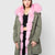 Alaska - Parka with bordering Hooding and fox neck (pink)
