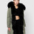 Alaska - Parka with bordering Hooding and fox neck (black)