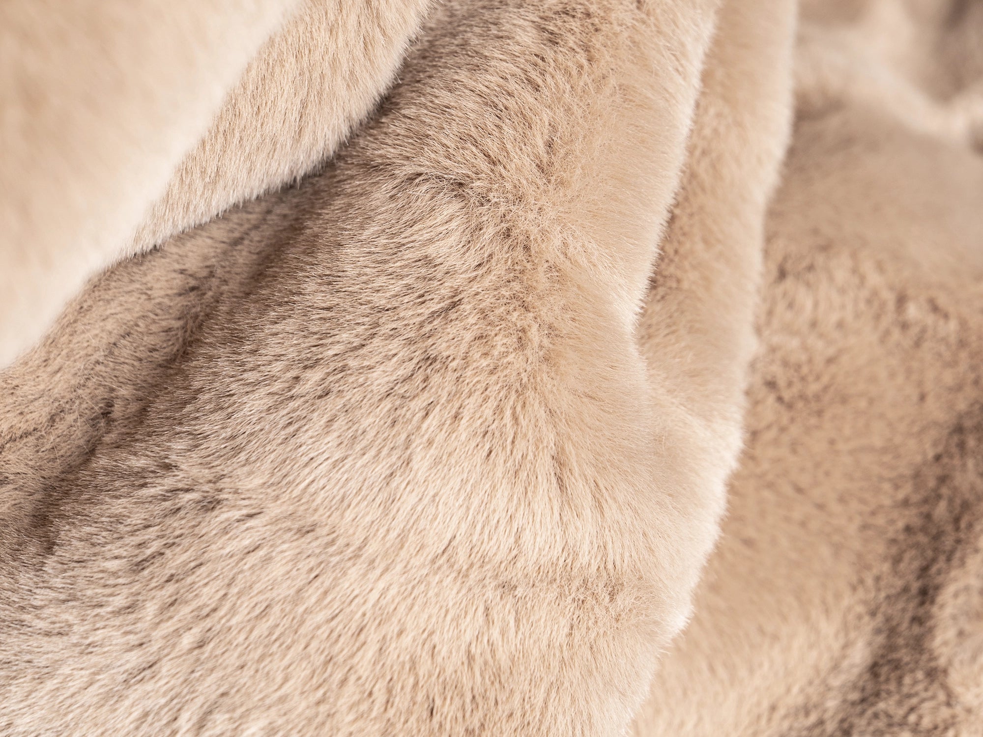 ALASKA - cappuccio in volpe beige