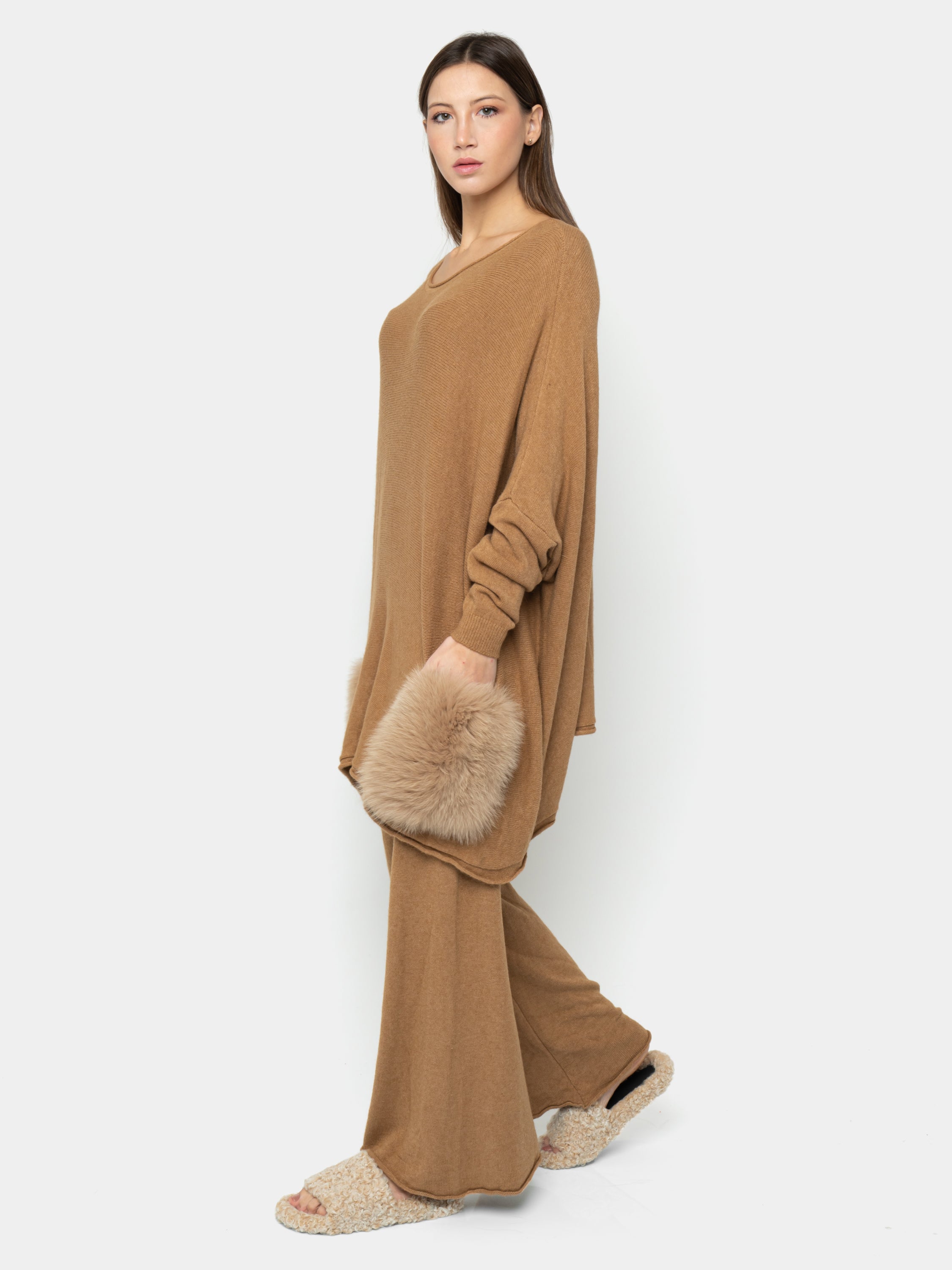 CAPRI - beige fox pockets