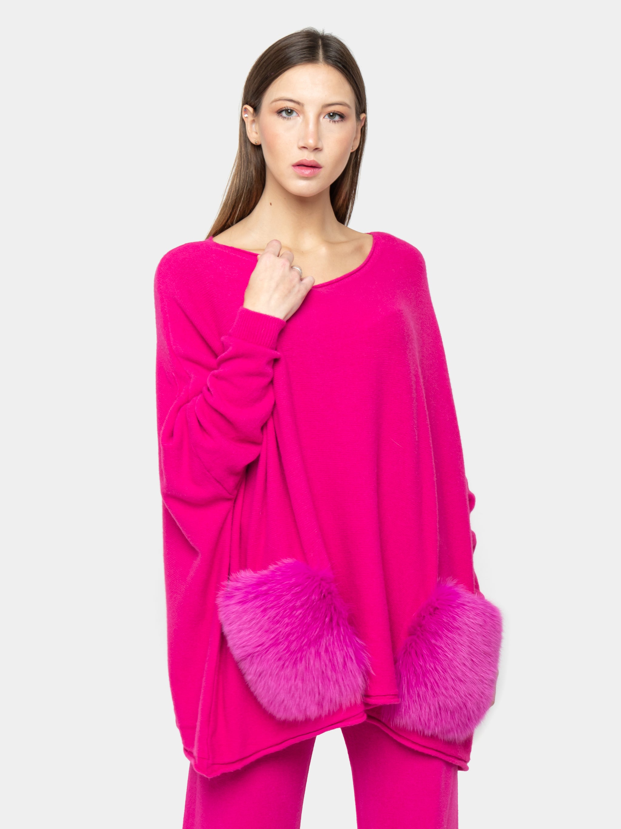 CAPRI - fuchsia fox pockets