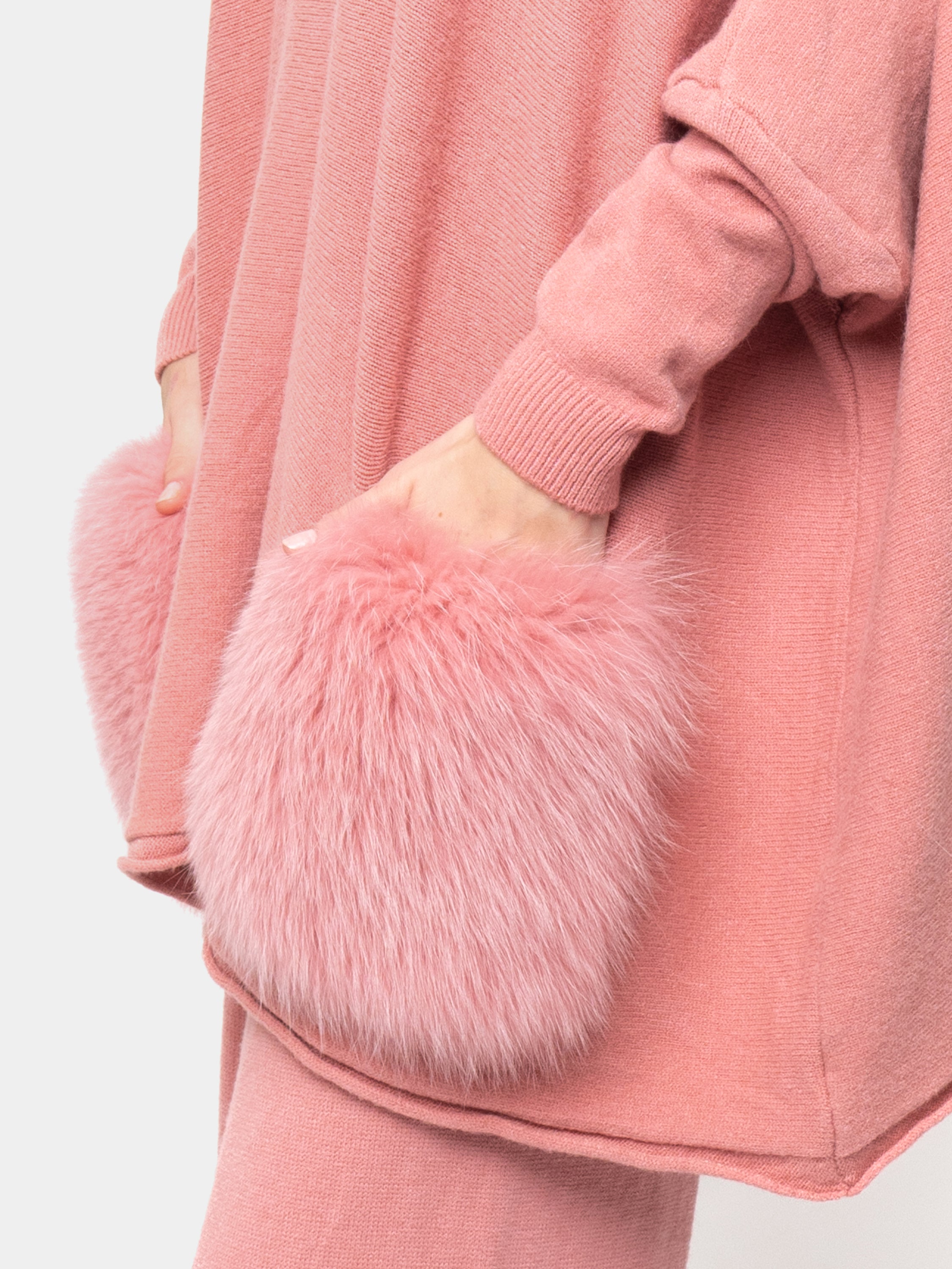 CAPRI - antique pink fox pockets