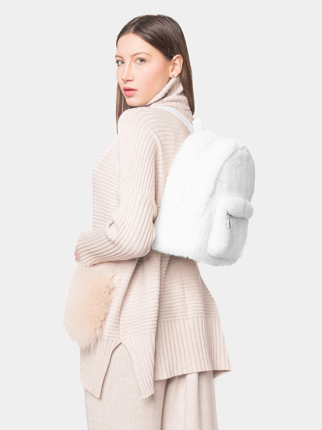 White Mink Backpack