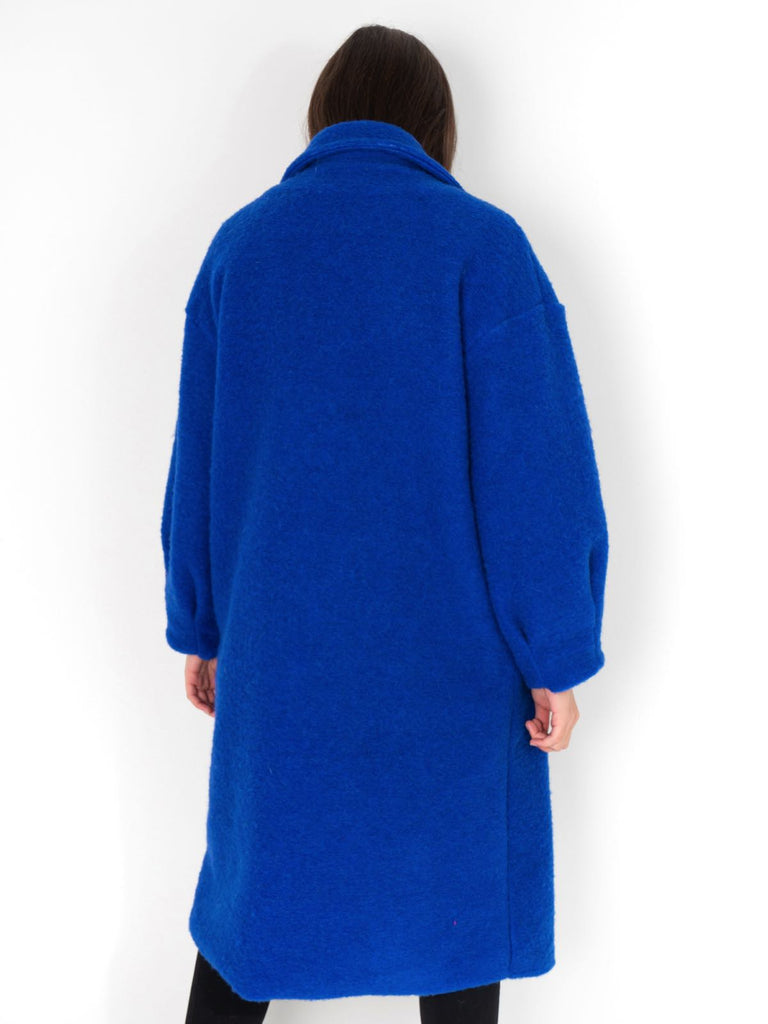 Cappottino Con Tasche In Volpe Blu - Elisabettapanerai