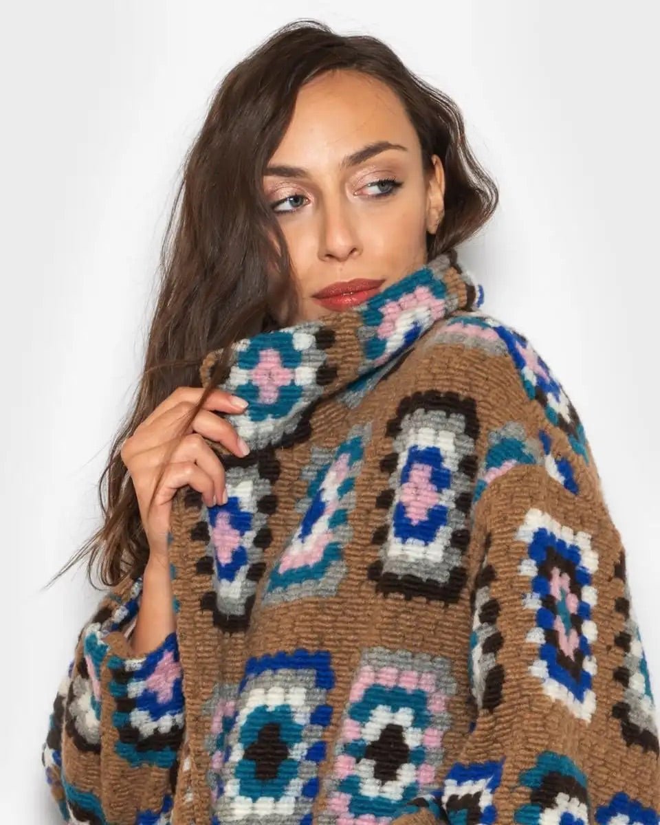 Poncho Cape Cappotto Poncho Zara Zara Black Roll Neck Knit Poncho