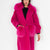 Cappottino Tasche E Collo In Volpe Fucsia - Elisabettapanerai