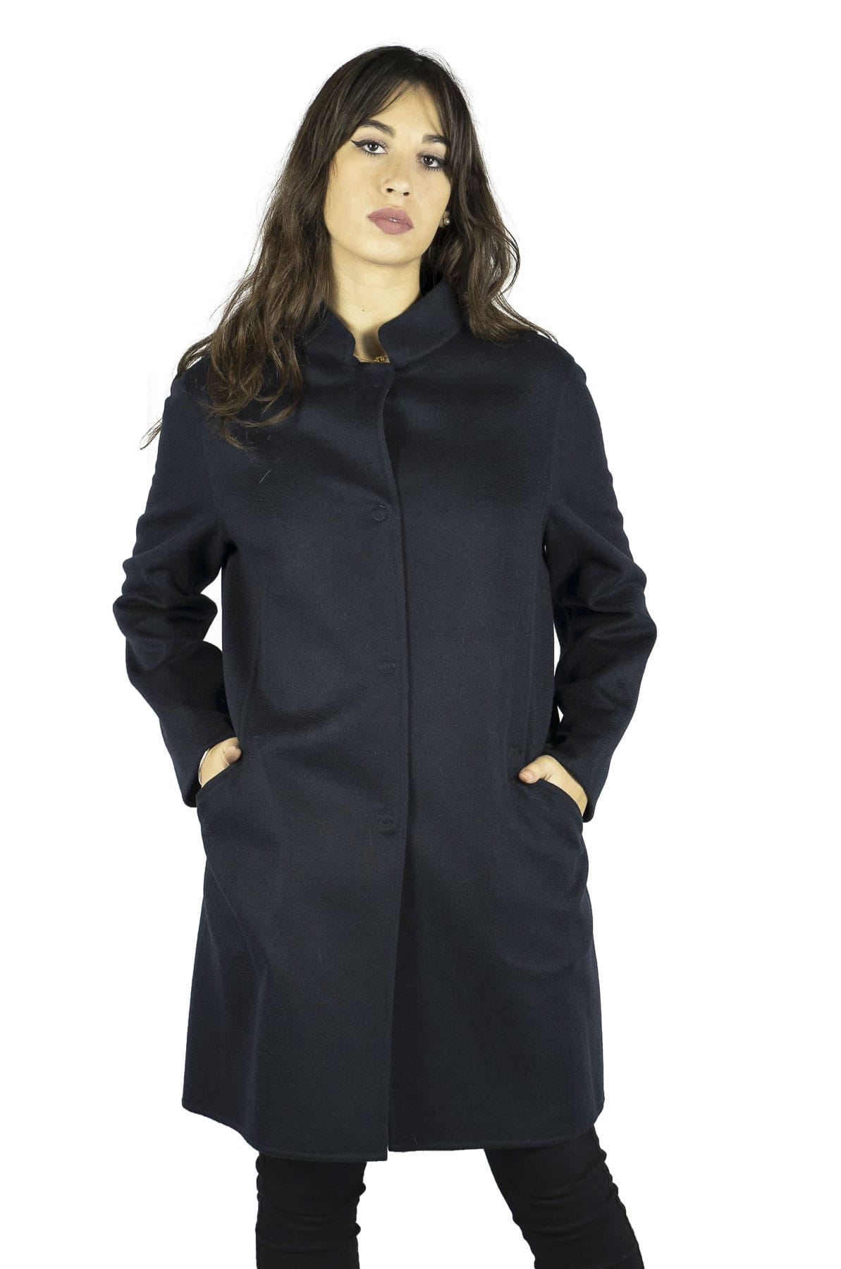 Cappotto in Cashmere Loropiana Nero - Elisabettapanerai