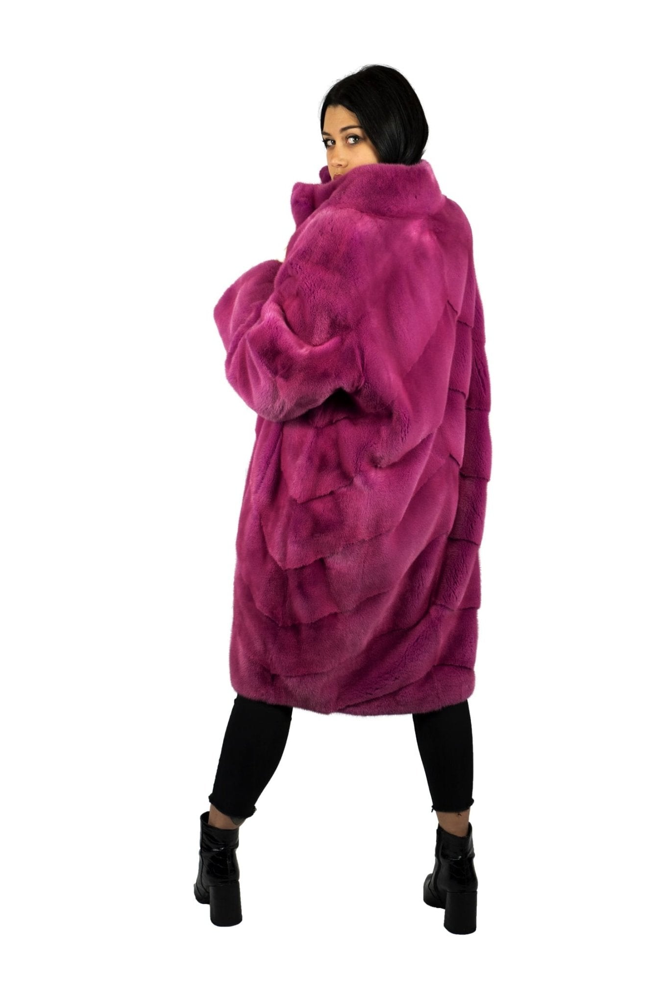 Cappotto in Visone Rosa - Elisabettapanerai