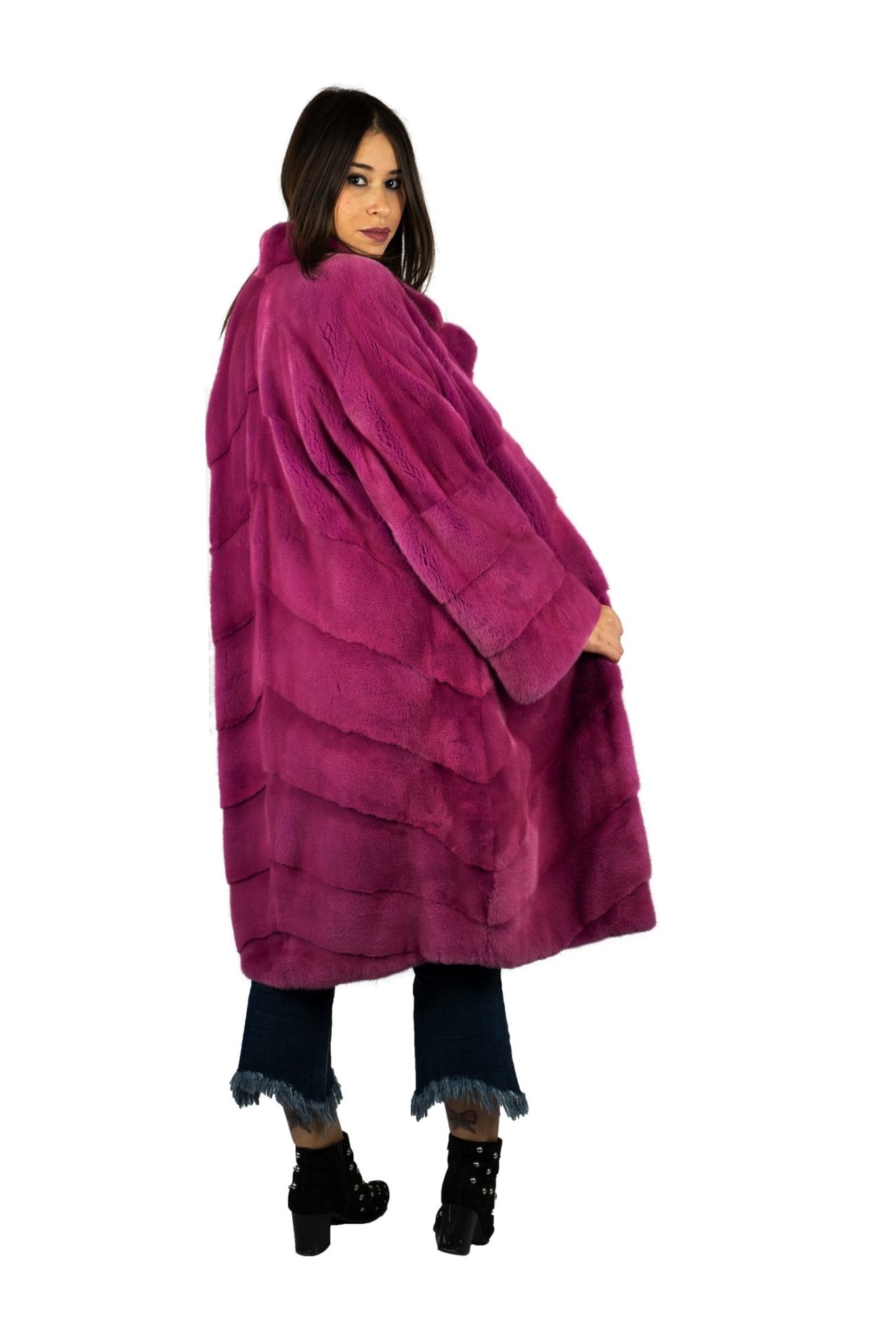 Cappotto in Visone Rosa - Elisabettapanerai