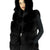 Gilet con Cappuccio in Volpe Nero - Elisabettapanerai