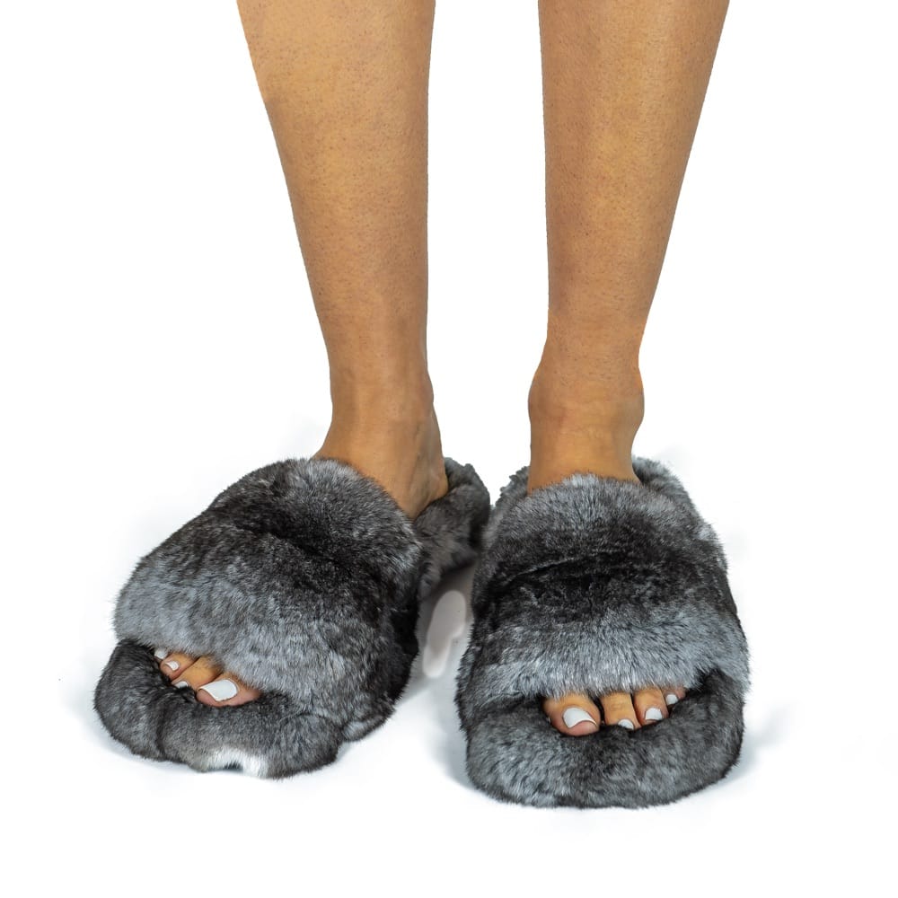 VANCOUVER - Slipper in Pelo di Cincillà - Elisabettapanerai